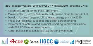 UN Climate Change on Twitter: "UPDATE: 282 #investors w/ >USD 17 trillion  in assets now back letter to #G7 urging leaders 2 support #ParisAgreement  https://t.co/zukcWAePNK… https://t.co/098Ztb7TM1"