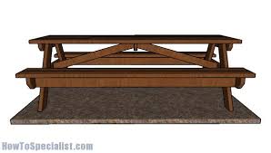 8 Foot Picnic Table Plans Picnic Table Plans Picnic Table Diy Picnic Table
