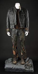 Marcus Wright Sam Worthington Costume Display From Terminator Salvation Movie Props Sam Worthington Movie Costumes