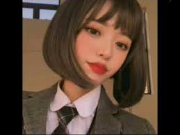 They're refreshing and don't require you to fully commit, unlike the straight, blunt bangs. Korean Cute Short Hairstyle Youtube