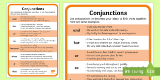 What are conjunctions used for? Conjunctions Examples Word Mat Ks1 Teacher Made