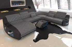 Jetzt bis zu 70% preisvorteil sichern. Xxl Wohnlandschaft Swing Moderne Sofa Landschaft Mit Beleuchtung