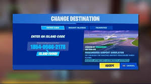 Free v bucks codes in fortnite battle royale chapter 2 game, is verry common question from all players. How To Use Fortnite S Airport Simulator Map Code
