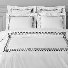 chain link embroidered shams nevresim urunler