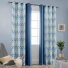 Buy vogol small window valances curtains, birds printed window curtain tier pair 36 inch long pocket window treatments for kitchen cafe, 2 panels: Amazon Com Melodieux Chevron Grommet Top Window Curtains For Living Room 52 By 84 Inch Yellow 1 Panel Home Curtains Living Room Curtains Window Curtains