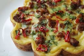 Azie Kitchen Kuih Bakar Berdaging Yang Sangat Sedap Savory Dessert Asian Desserts Malay Food