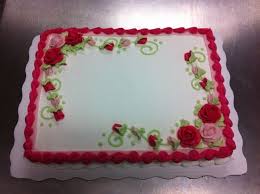 Simple Birthday Sheet Cake Designs Red And Pink Sheet Cake Designs Cake Birthday Sheet Cakes
