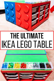 Ikea Lego Table Hack Your Kids Will Love Lego Table Diy Lego Room Lego Table Ikea