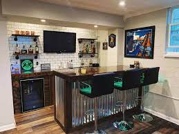 Kitchen basement is a small kitchen that uses for basic food and beverage. Retro Basement Bar Ideas Image Basement Ideas