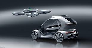 Audi Transforms Airbus Flying Taxi Design For Stylish Concept Car Flying Car Car Projects Audi