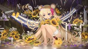 Anime wallpaper #animegirl #kurdishotaku #animewallpaper #wallpaper #kawaii #art #cute the nature of anime #animewallpaper #sakurawallpaper #خلفيات #خلفيات_انمي discovered by ✿. Wallpaper Gadis Anime Rambut Kuning Mata Biru Headphone Tempat Tidur Gantung Bunga Bunga Bunga Matahari 4000x2250 Vexel78 1943301 Hd Wallpapers Wallhere