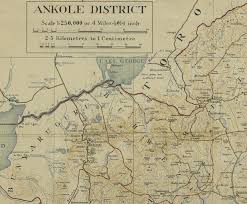 Map of uganda area hotels: Ankole District Uganda World Digital Library