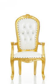 Victoria Mini Children S Throne Chair White Gold The Throne Kingdom Throne Chair Chair Party Chairs