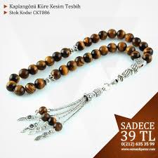 Kaplan Gozu Kure Kesim Tesbih Kaplan