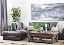 1x xl chaise sofa, 1x matching armchair. Boone Leather Sofa Chaise Grey Lcf