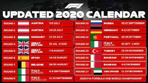 Confira todos os horários e onde acompanhar as corridas de fórmula 1. F1 2020 La Formula 1 Hace Oficial Su Calendario Completo Con El Regreso De Aficionados Marca Claro Mexico