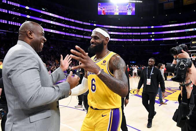 Magic Johnson Says LeBron James Breaking Scoring Record with Lakers Means  More to Him