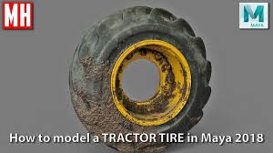 Maya Tutorial How To Model A Tractor Tire Maya Modeling Maya 3d Modeling Tutorial