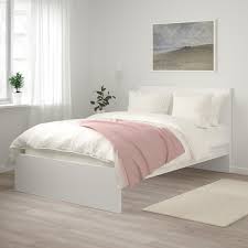 Malm Bed Frame High White 120x200 Cm Ikea Particleboard, fiberboard, acrylic paint, abs plastic, paper bedside/ drawer front: krw