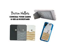 Maybe you would like to learn more about one of these? Button Wallet Credit Card Holder Kickstand Wallet Card Concealer