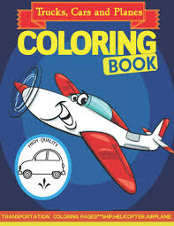 Printable airplane coloring pages coloring sheets and pictures for kids children. Trucks Cars And Planes Coloring Book 53 Unique Coloring Pages Cars Trucks Muscle Cars Airplane And More Coloring Pages For Toddlers Preschoolers Ages 2 4 Amazon De Publishing Markazo Press Fremdsprachige Bucher