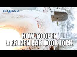 Padlocks and the cold don't go terribly. How To Open A Frozen Car Door Lock Mr Locksmith Video Youtube