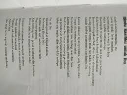 Puisi Ibu Singkat 2 Bait 4 Baris Kumpulan Puisi Terbaik