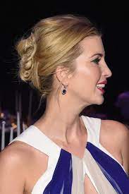 Ivanka Trump Messy Updo Ivanka Trump Swept Her Locks Up Into A Twisty Do For The Amfar New Yor Ivanka Trump Style Wedding Hair And Makeup Ivanka Marie Trump