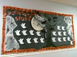 Spooktacular Story Halloween Bulletin Board Birthday Bulletin Boards Halloween Bulletin Boards Elementary Bulletin Boards