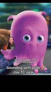#boundingwithpride day: 10 pink 💗 Pearl from Finding Nemo 🐙🌊🖊️ 💗 I had  no idea today was national pink day, so for today’s colored to happen feels  like magic, and I absolutely am here for it. Pink is ...