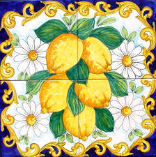 Find out your desired backsplash tile murals with high quality at low price. Hand Painted Tile Mural Backsplash Kitchen Backsplash Lemon Etsy In 2021 Painting Tile Tile Murals Hand Painted Tiles