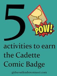 If Your Getting Ready To Plan Your Cadette Girl Scout Meeting And Need Cadette Comic Badge Ideas Girl Scout Meeting Ideas Girl Scouts Cadettes Girl Scout Troop