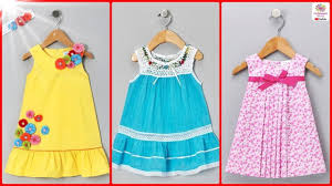 Top Cotton Summer Frocks Designs For Kids Simple Kids Cotton Dresses I Baby Cotton Dress Simple Frock Design Frock Design