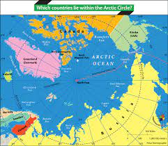 This was an amazing experience, as i was visiting an iconic spot in this. Map Of Countries That Lie Within The Arctic Circle Arctic Circle Circle Map Arctic