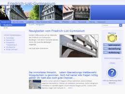 Schulhomepage Verzeichnis Gymnasium F