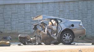 Modern ambulance car at the spring city street. Man Killed When Car Crashes Into Concrete Embankment On I 295 Off Ramp In Fayetteville Abc11 Raleigh Durham