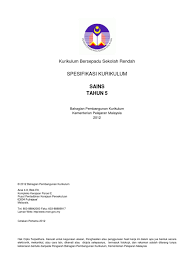 Nov 11, 2018 · sukatan pelajaran kurikulum bersepadu sekolah menengah: Huraian Sukatan Pelajaran Kbsr Sains Tahun 5 Bm