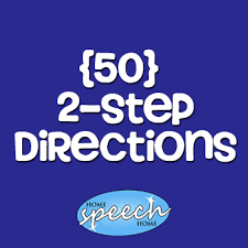 You can laminate the pages and use dry erase, or print copies for each student. 50 2 Step Directions For Speech Therapy Practice