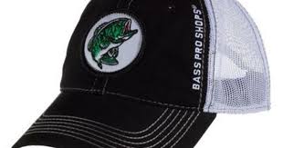Black And White Bass Pro Shop Hat Bass Pro Shops Bass Patch Cap Black White Hats For Men Bass Cap