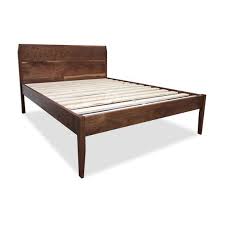 It comes with metal slats that provide strong support for your memory foam/latex or spring mattress. Solid Walnut Wooden Bed Frame And Headboard Set Modern Etsy Walnut Bed Frame Bed Frame And Headboard Walnut Bed