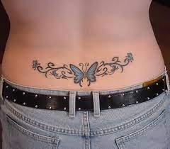 Lower Waist Butterfly Tattoo Tribal Tattoos For Women Tattoo Designs For Girls Butterfly Tattoos Images