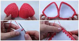 I post tutorials of my own patterns and i also sell my finished products on my website! How To Add Padding To A Crochet Bralette Crochet Kingdom