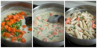 Pasta With White Sauce Recipe With Vegetables Indian Style