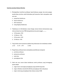 Cari jawaban kelas 4 tema 9 subtema 1: Soal Dan Jawaban Hukum Maritim 2019