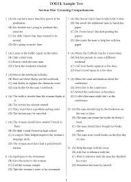 5 exercises for a higher score on the toefl listening section. Toefl Practice Test With Answers Pdf