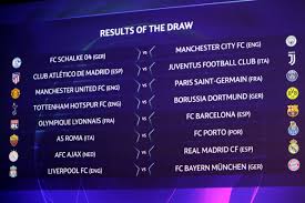 By clicking on the icon you can easily share the results or picture with table caf champions league with your friends on facebook, twitter or send them emails with information. Uefa Champions League Draw The Last 16 Rt Sport News