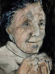 Double portrait of Louis Ghost Chair paintings