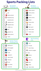 Do you want to know the best sports for kids and its benefits? Sports Packing Lists The Trip Clip Blog Make Any List Then