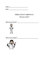 Fine, i am putting you down for 9. Making A Doctor S Appointment By Richard Serda Tpt