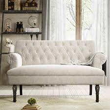 Kaleb 84 tufted leather sofa and 61 loveseat set, created for macy's. Buy Modern Upholstered Loveseat Button Tufted Loveseat Settee Bench Upholstered Dining Bench Button Tufted Banquette Sofa Living Room Dining Room Entryway Bench Couch Online In Turkey B096f3h1m2